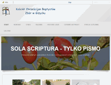 Tablet Screenshot of gizycko.baptysci.pl