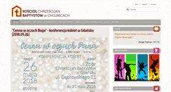 Desktop Screenshot of chojnice.baptysci.pl